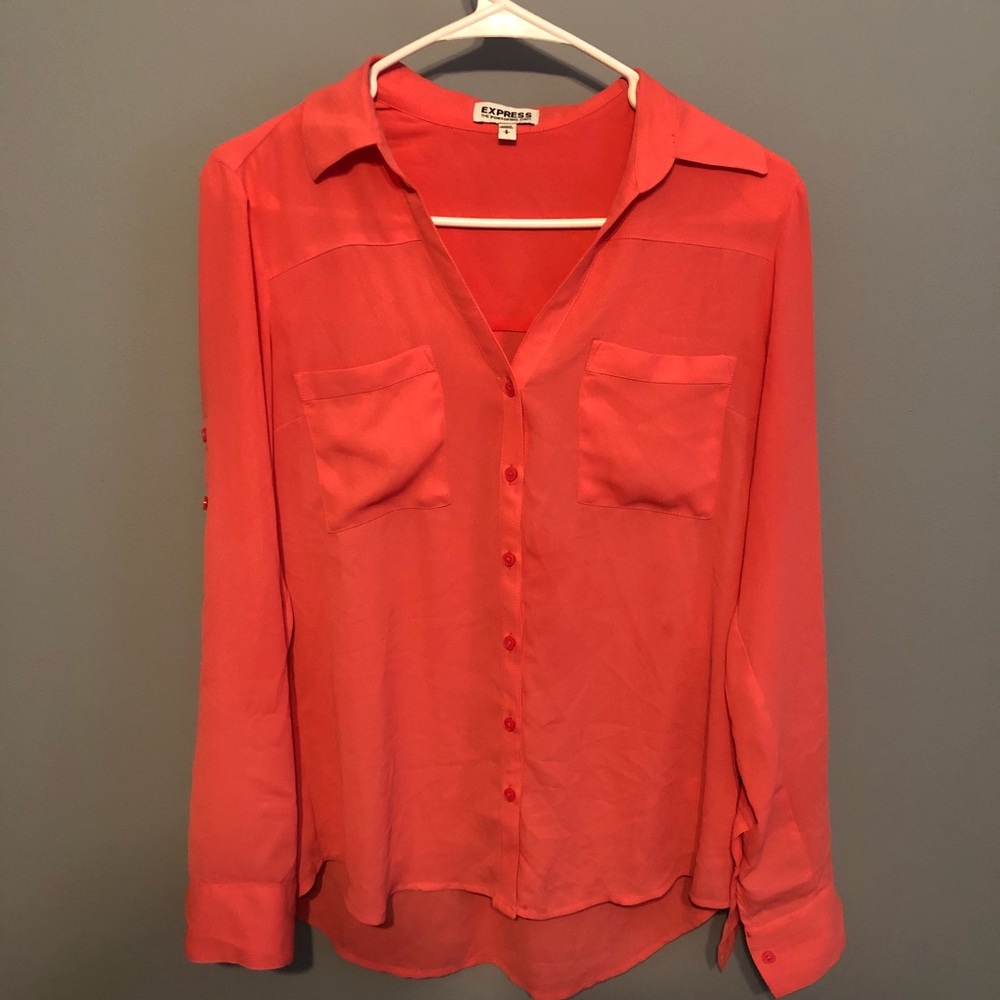Express button down blouse